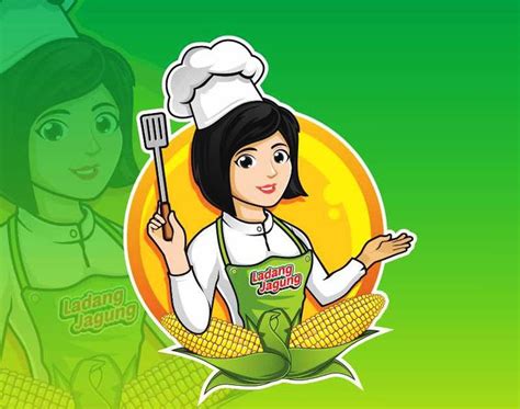 Gambar Orang Memasak Di Dapur Kartun Lady Chef Vector Art Icons And