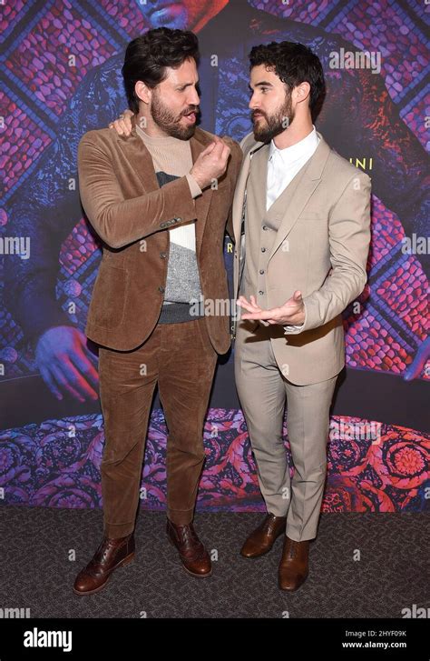 Edgar Ramirez And Darren Criss Attending The Red Carpet For The Fyc