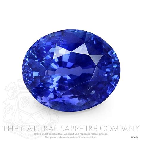 Natural Untreated Blue Sapphire B6451 Image | Natural sapphire company, Natural sapphire ...
