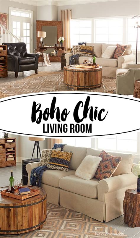 Boho Chic Living Room For La Z Boy Design Dash