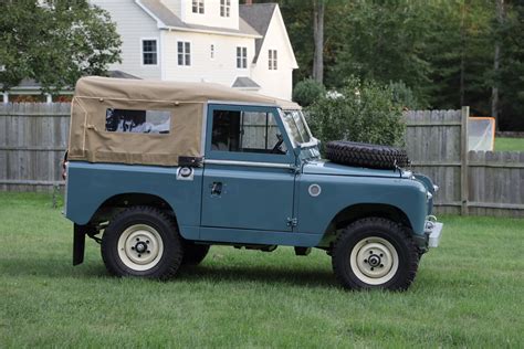 1968 Land Rover Series Iia Marine Blue North America Overland