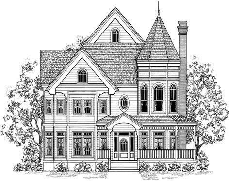 Victorian Style House Plan 5 Beds 4 Baths 2996 Sqft Plan 1014 39