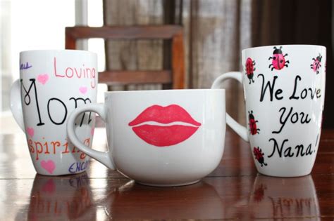 Diy Painted Mugs For Mothers Day