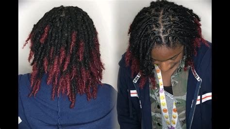 Dreads With Red Tips