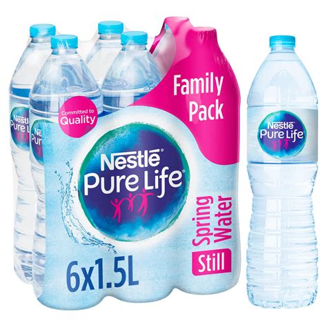 Nestle Pure Life Still Spring Water 6x15l Still And Flavoured Water