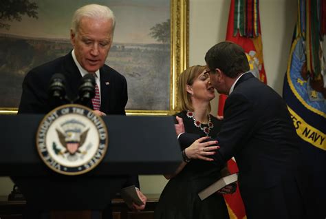 Stephanie Carter Says Joe Bidens Viral Picture Of Him Touching Her