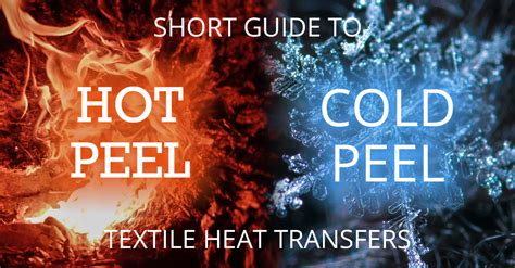 Hot Peel Hot Split Orcold Peel Textile Transfers Digitran