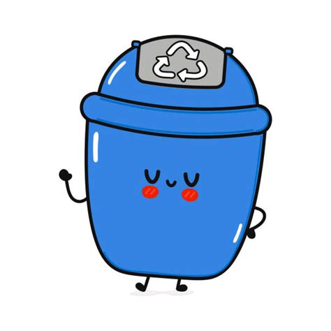 550 Smiling Trash Can Stock Illustrations Royalty Free Vector