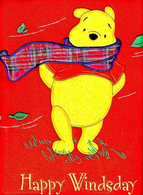 Winnie The Pooh ~ Happy Windsday ~ K Cute Winnie The Pooh Winnie The