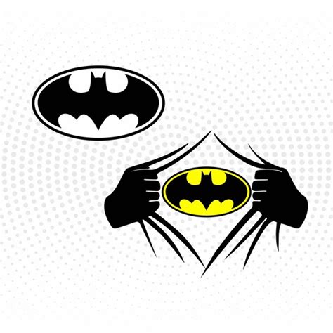 Batman Logo Svg Png Dxf For Cut Files Cricut Silhouettes Etsy