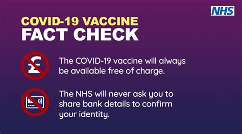 The pfizer vaccine is free and available to everyone aged 16 and over. COVID-19 vaccine scams - NHS Leeds Clinical Commissioning ...