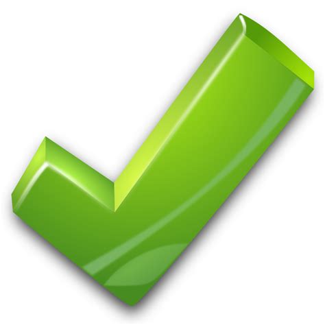 Collection Of Green Tick Png Pluspng