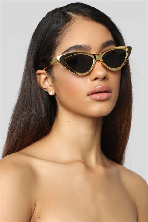 Endless Possibilities Sunglasses Gold Fashion Nova Sunglasses