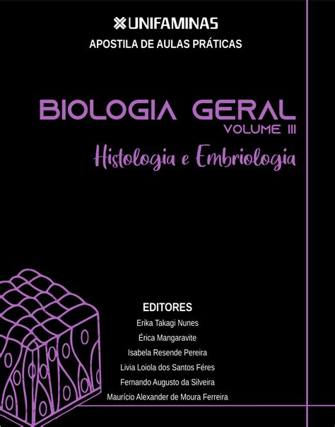 Pdf Biologia Geral Volume Lll Histologia E Embriologia