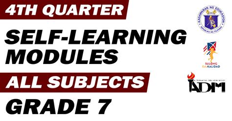 GRADE Th Quarter Self Learning Modules DepEd Click