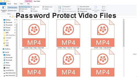 4 Ways How To Password Protect An Mp4 Video File In Windows 10 Youtube