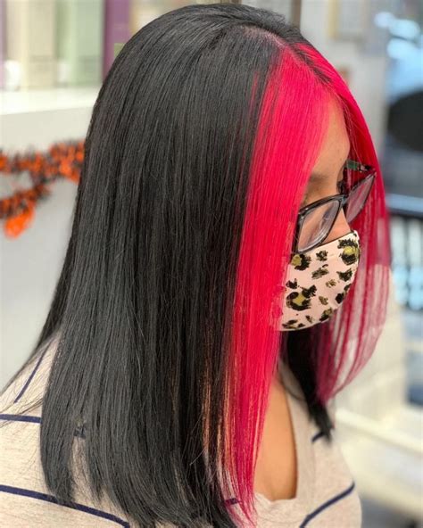 Black Hair With Pink Highlights 30 Unbelievably Cool Pink Hair Color