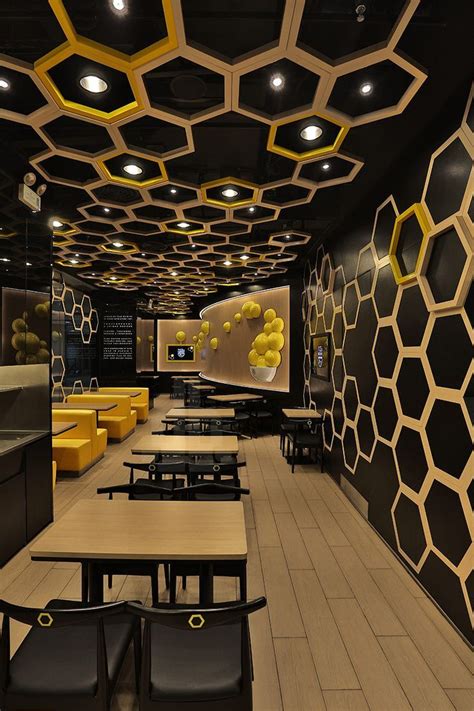 As Design Create Playful Honeycomb Restaurant Rice Home Restaurant
