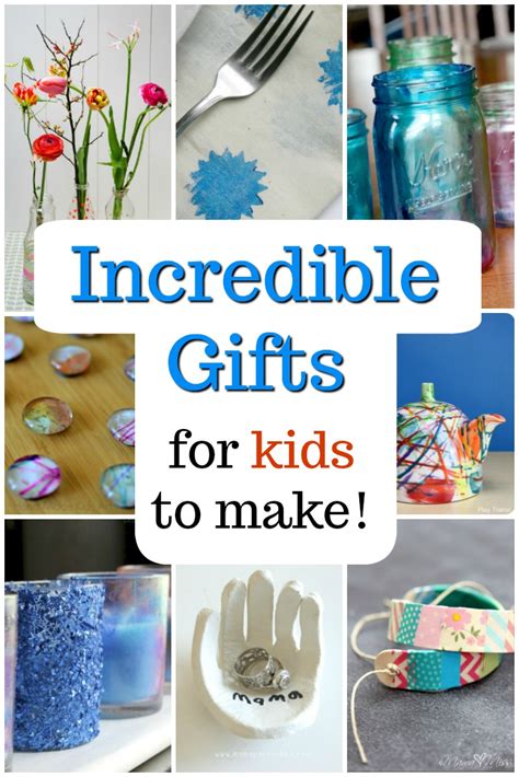 Depending on how old and how fashionable your mom is, you can get her the right jewelry. 45 Gorgeous Gifts Kids Can Make - How Wee Learn