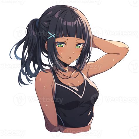 Anime Girl Sticker 24525723 Png