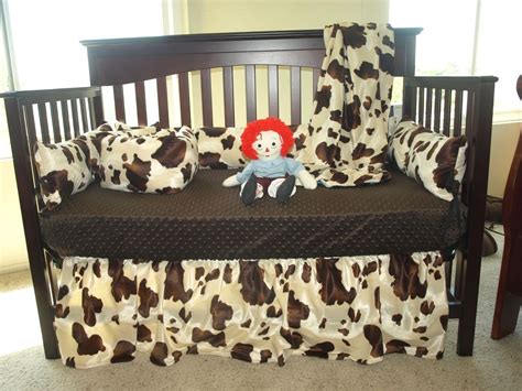 Cow Print Baby Bedding Set Western Crib Bedding Baby Bedding Sets