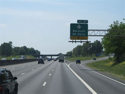 North Carolina Interstate 85 Southbound Cross Country Roads