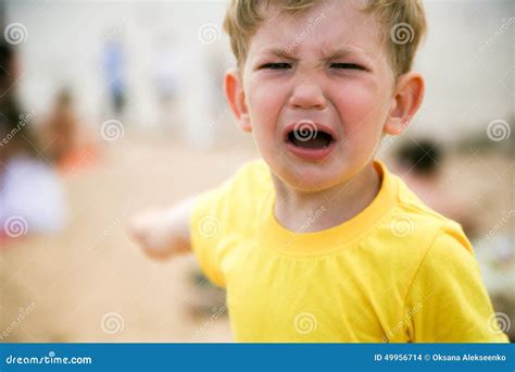 Little Boy Tantrum Stock Photo Image Of Child Eyes 49956714