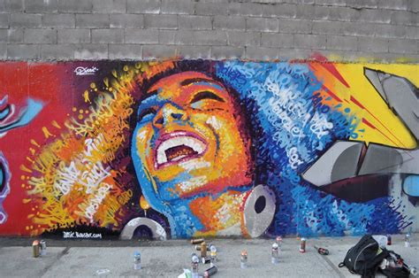 Dasic Fernandez Is A Chilean Born Street Artist Who Creates Spectacular Large Scale Murals His