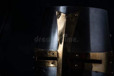 Templar Knight Renaissance Fair Armor In Metal Textures And Shape