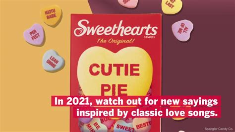 Sweethearts Candies Have New Sayings Inspired By Love Song Lyrics This Year