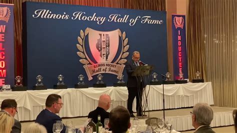 John Conenna Illinois Hockey Hall Of Fame Speech Youtube