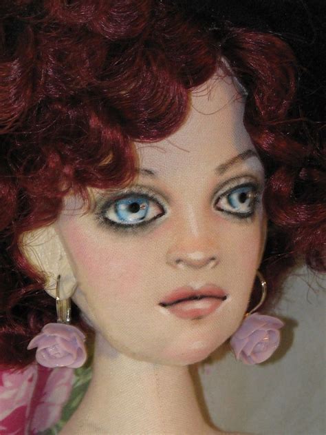 Ooak Dellarosa 22 All Cloth Lady Art Doll Upcycled Bjd Size By Gayle Wray Ebay Art Dolls