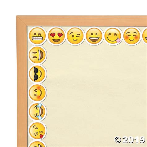 Emoji Bulletin Board Borders Per Dozen
