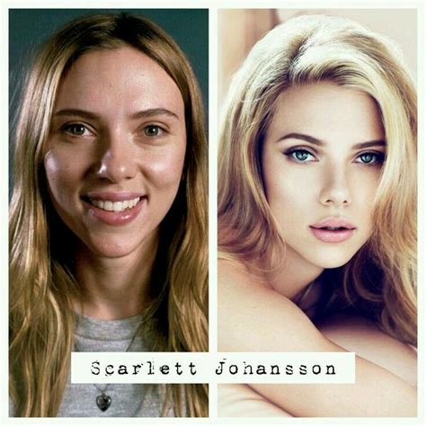 Natural Beauty Famous Hollywood Diva Scarlett Johansson Before And