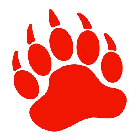Bear Paw Dog Printing Clip Art Bear Png Download 24002400 Free