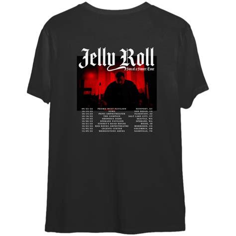 Jelly Roll 2023 Tour Shirt Jelly Roll Backroad Baptism 2023 Tour Aopprinter