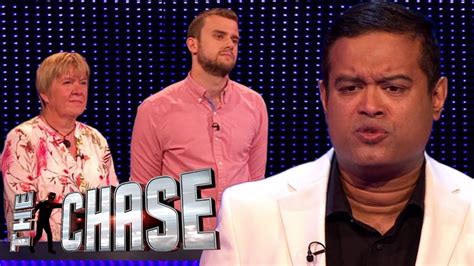 the chase pat and jamie s £12 000 final chase with the sinnerman youtube