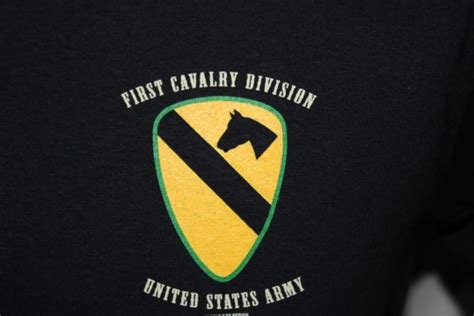 New 1st Cavalry Division T Shirt The Soldier And War Shop