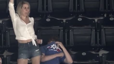 Dancing Mom Humiliates Teenage Son On Jumbotron IHeart