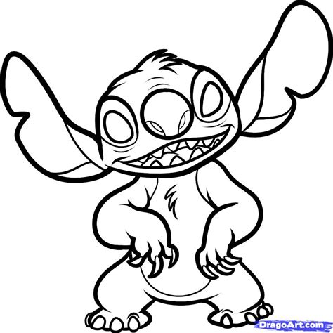 Cute Stitch Drawing At Getdrawings Free Download