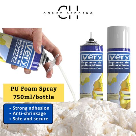 Vira Polyurethane Foam Pu Foam Spray 750ml Waterproof Tutup Lubang Batu