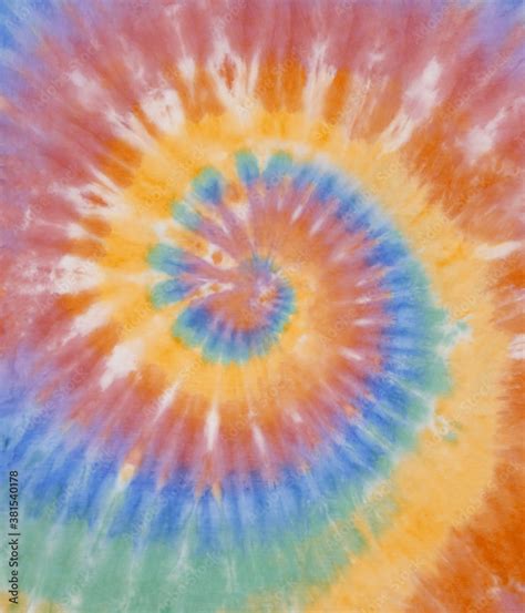 Spiral Tie Dye Background Swirl Tie Dye Pattern Hippie Boho Circular