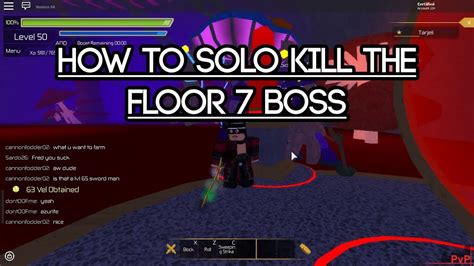 Hit that like button if you want more roblox! Roblox Swordburst 2 How to Solo kill the Floor 7 Boss - YouTube