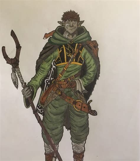 Firbolg Druid Dnd 5e Character Art Dungeons And Dragons Characters