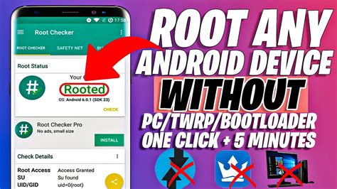 Root Any Android Device In Just 1 Click Without Pc No Twrp No