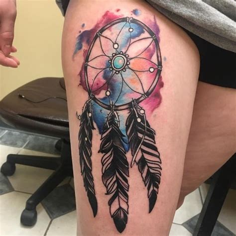 Thigh tattoos can be hidden when needed, or but before you go out to and get one of these unique tattoo ideas below, there are a few things to. 50+ Unique Thigh Tattoos for Women (2019) - Upper, Front ...