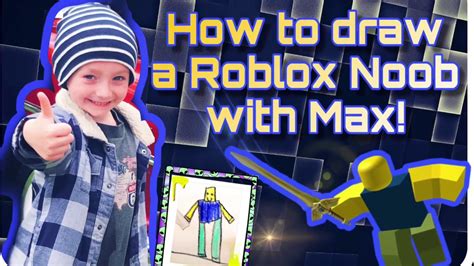 How To Draw Roblox Noob Kids Drawing Art Videos Youtube