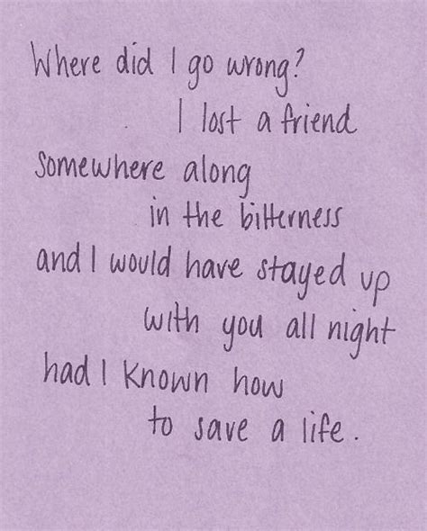 These are the first 10 quotes we have for him. meaningful lyrics on Tumblr