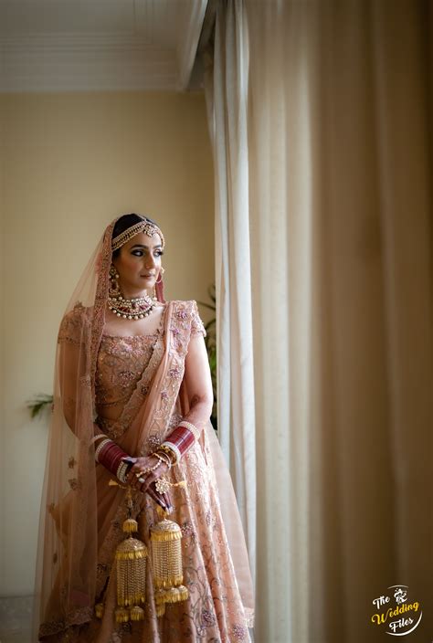 A Gorgeous Delhi Wedding With Couple In Stunning Pastel Outfits Bridal Poses Bridal Portraits