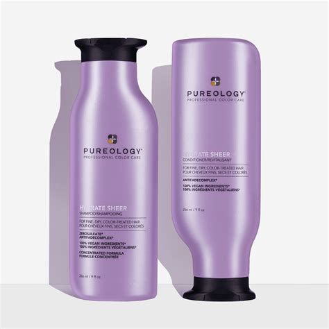 Hydrate Sheer Shampoo And Conditioner Duo For Fine Hair Pureology